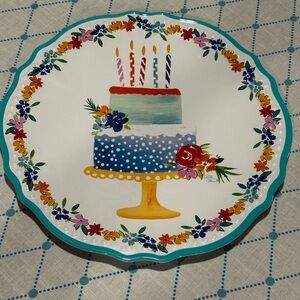 The Pioneer Woman Colorful Cake Plate